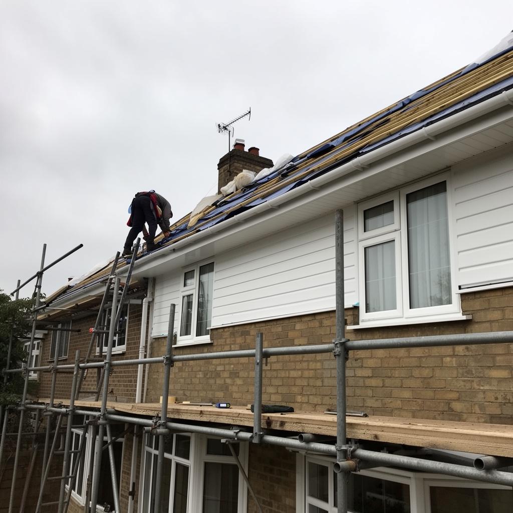 Professional roofing work completed by Gwent Roofing in the South Wales valleys